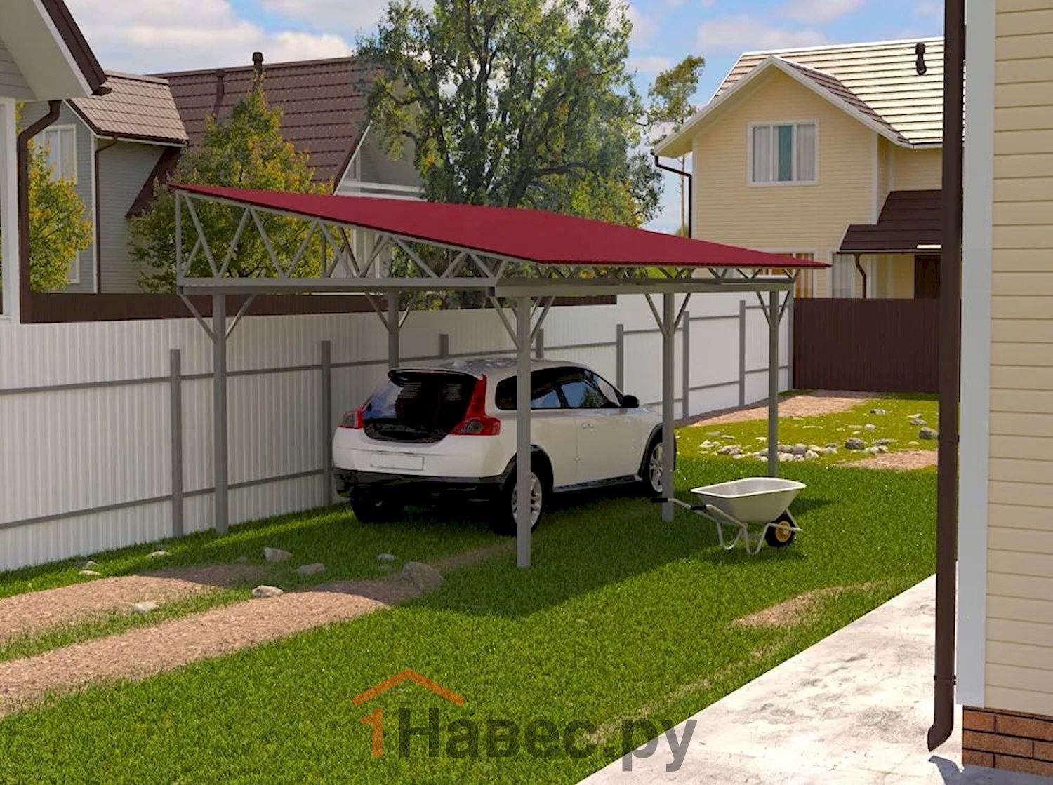 Навес из поликарбоната