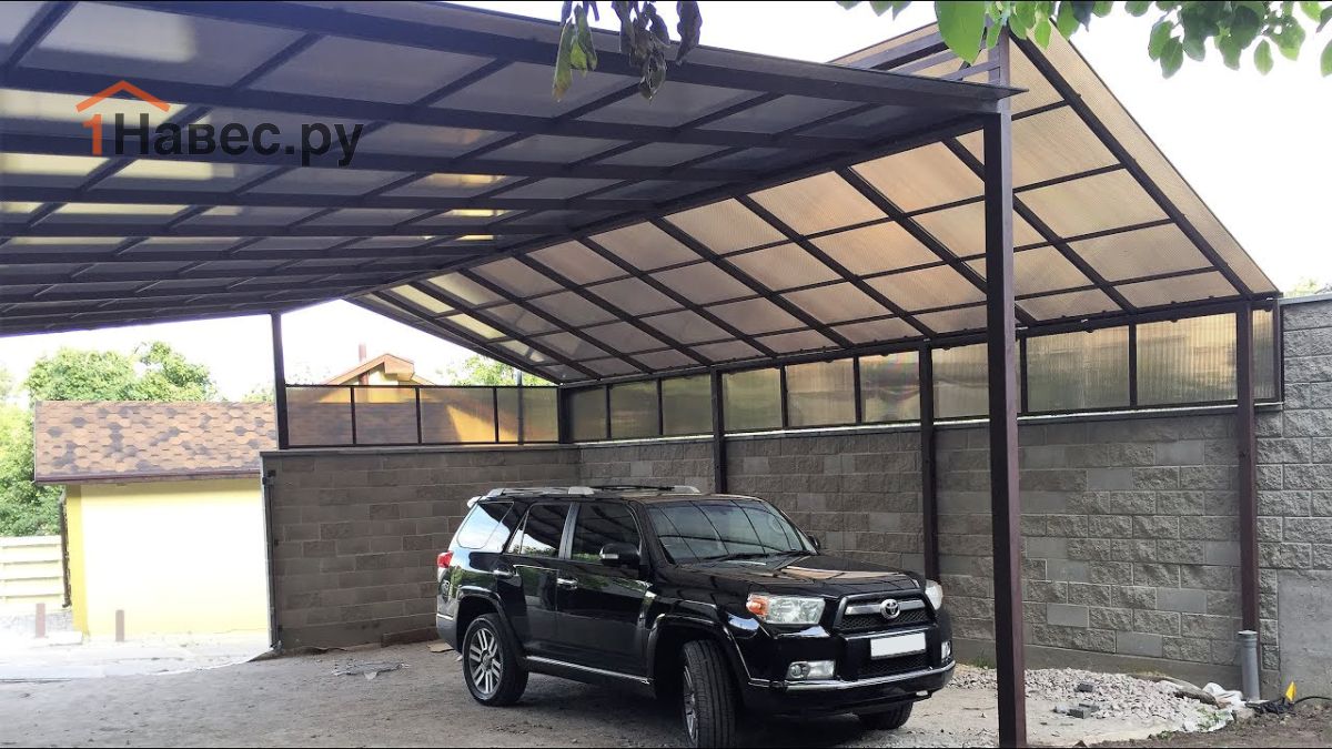 Навес из поликарбоната